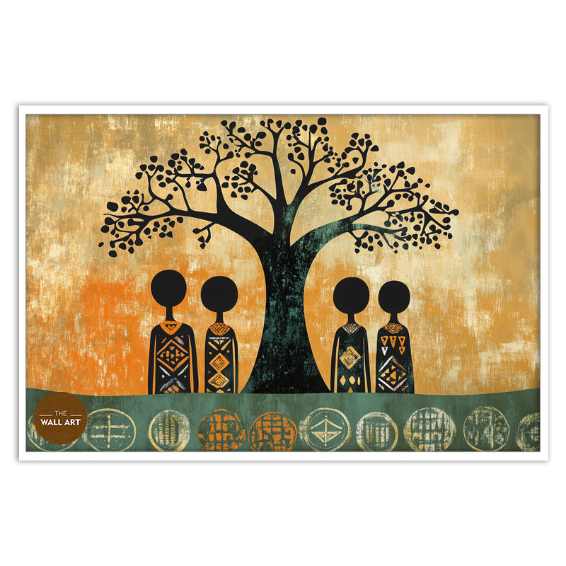 A FAMILY UNDER A BAOBAB TREE I
