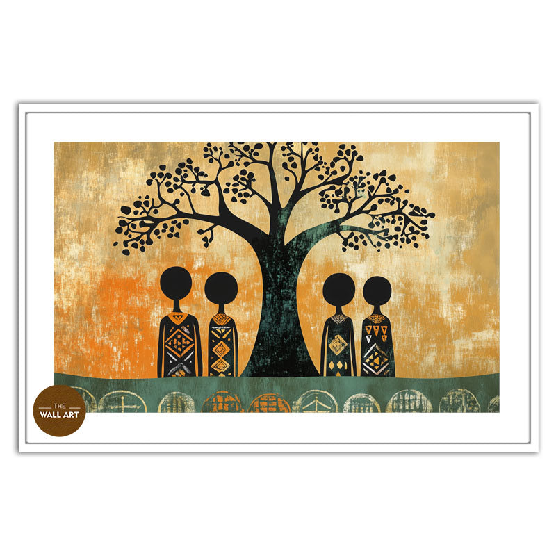 A FAMILY UNDER A BAOBAB TREE I