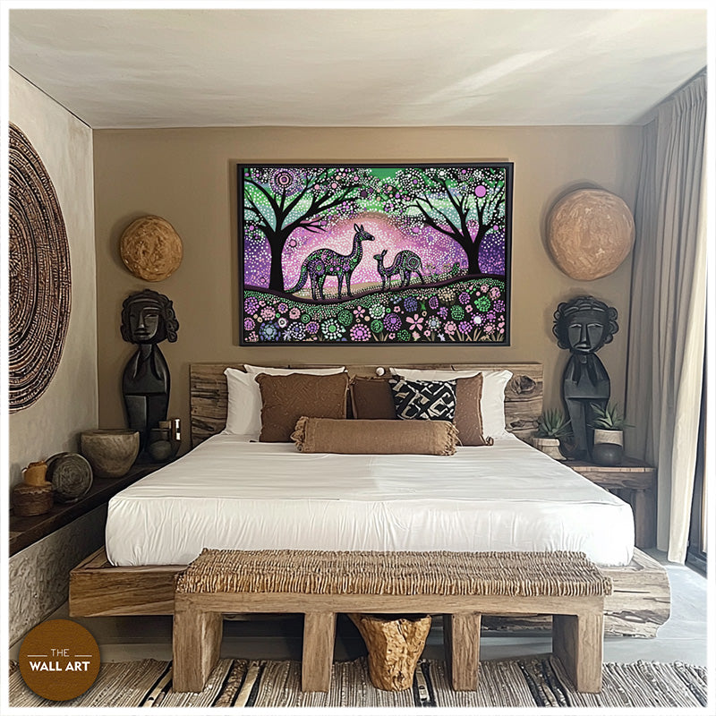 ARBORIGINAL ART OF KANGAROO I