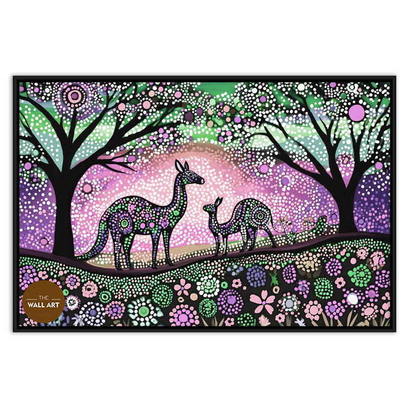 ARBORIGINAL ART OF KANGAROO I