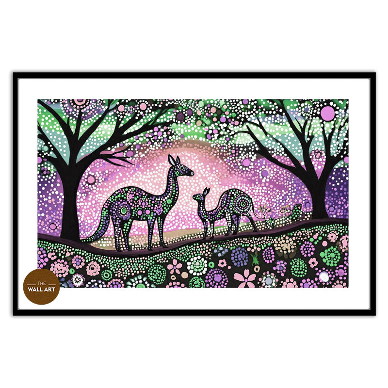 ARBORIGINAL ART OF KANGAROO I