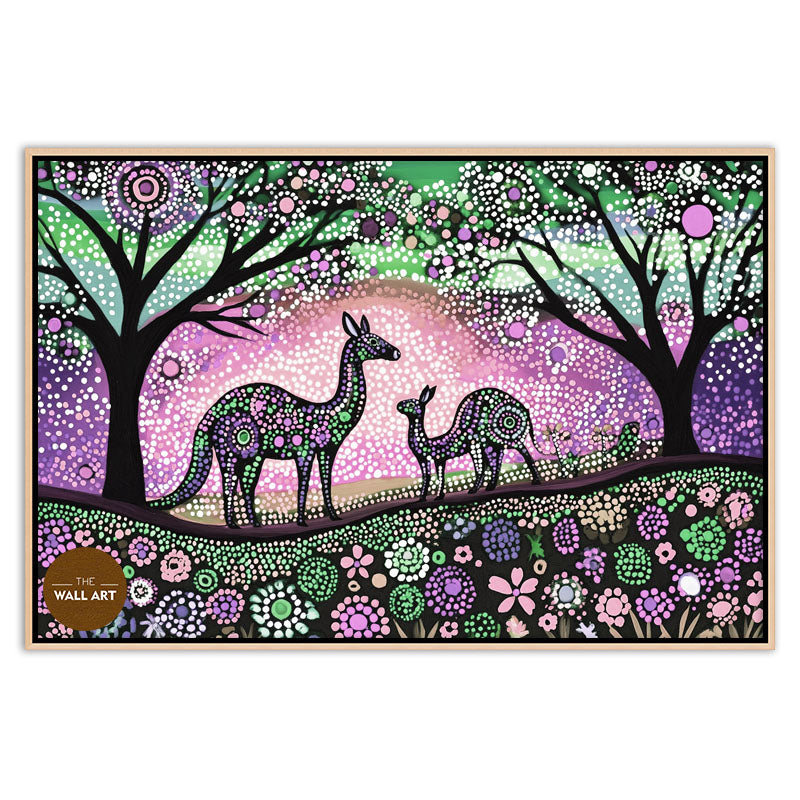 ARBORIGINAL ART OF KANGAROO I