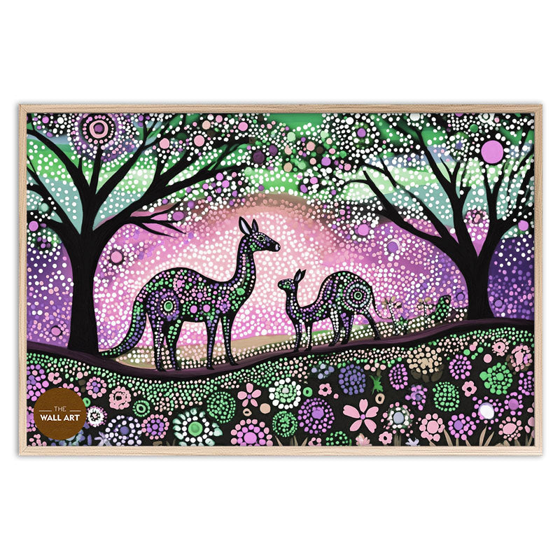 ARBORIGINAL ART OF KANGAROO I