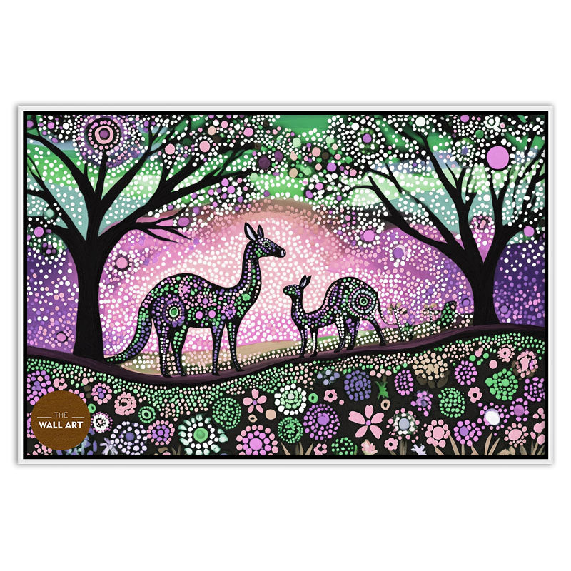ARBORIGINAL ART OF KANGAROO I