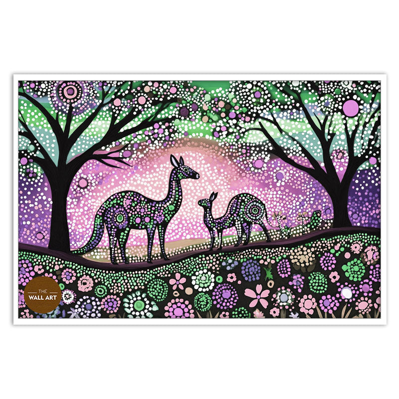 ARBORIGINAL ART OF KANGAROO I