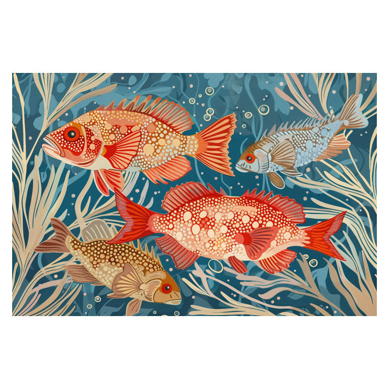 ARBORIGINAL ART OF  FISH AND SEAWEED III