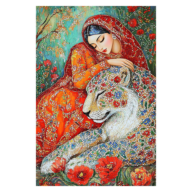 ARBORIGINAL ART OF BEAUTY AND TIGER