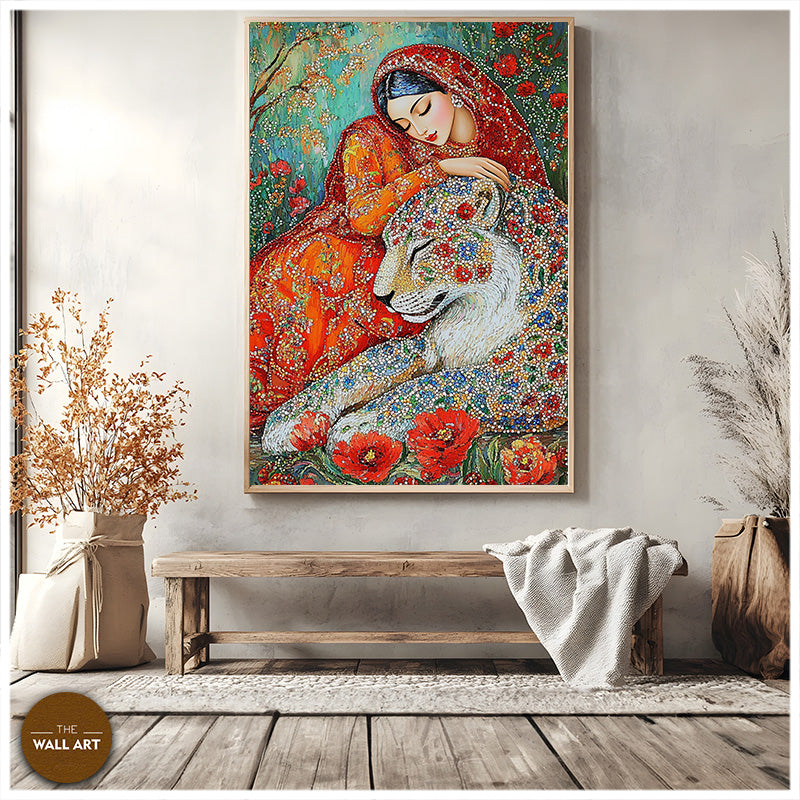ARBORIGINAL ART OF BEAUTY AND TIGER