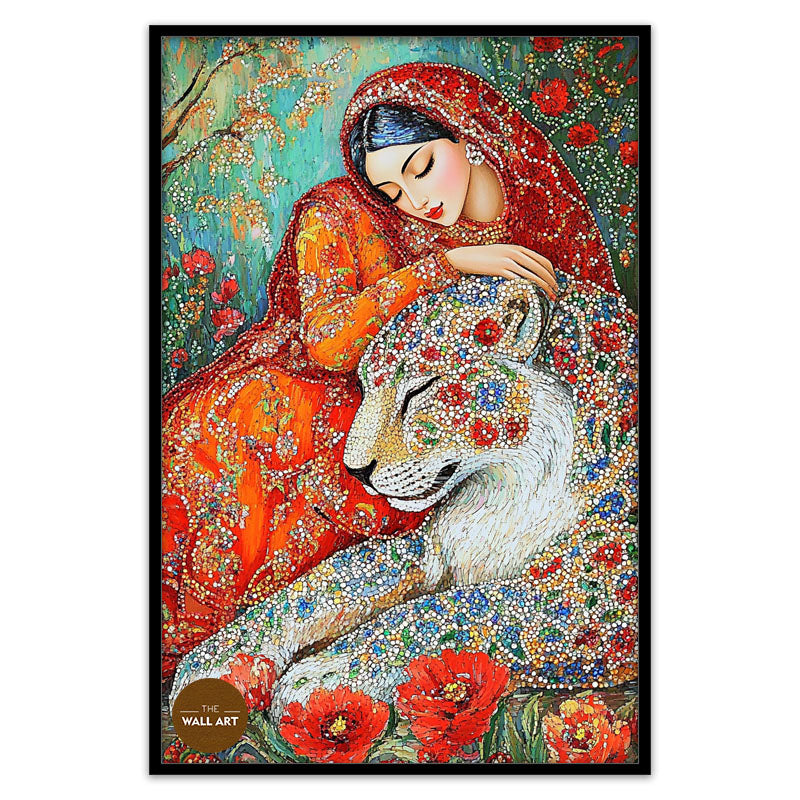 ARBORIGINAL ART OF BEAUTY AND TIGER