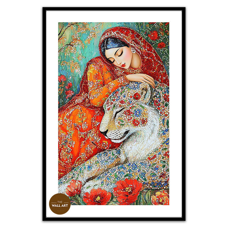 ARBORIGINAL ART OF BEAUTY AND TIGER