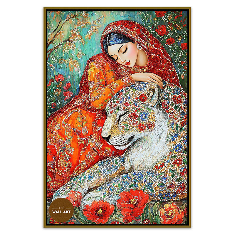 ARBORIGINAL ART OF BEAUTY AND TIGER