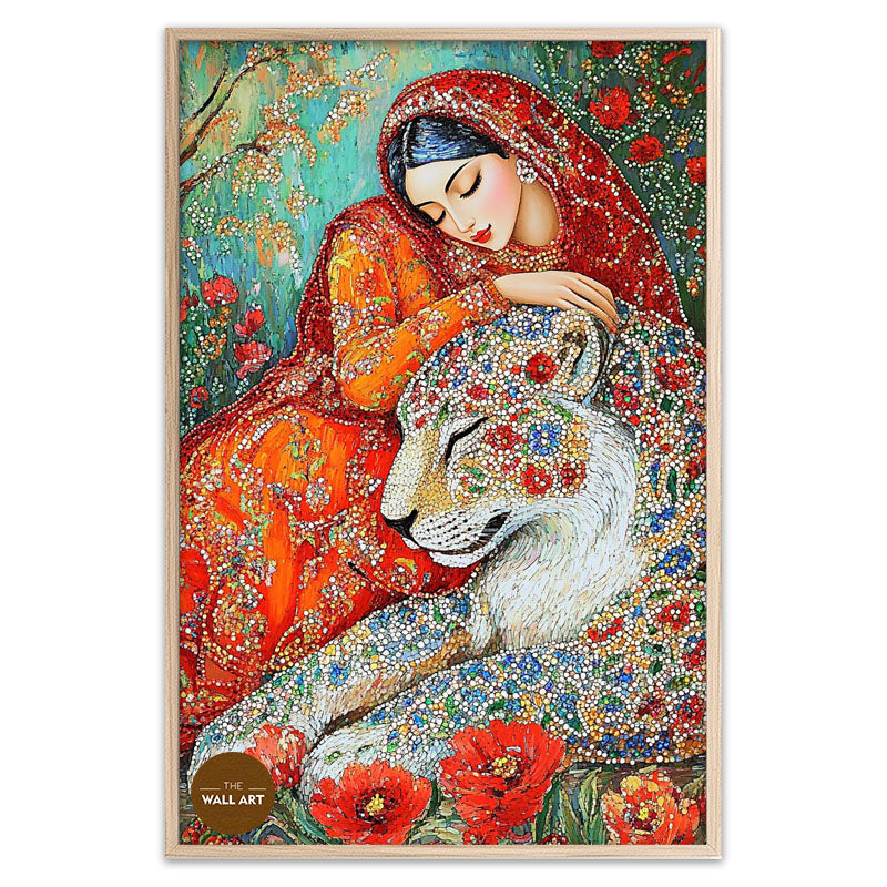 ARBORIGINAL ART OF BEAUTY AND TIGER
