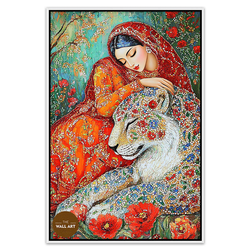 ARBORIGINAL ART OF BEAUTY AND TIGER