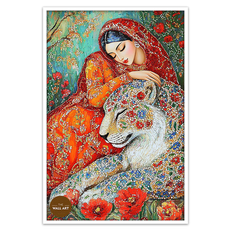 ARBORIGINAL ART OF BEAUTY AND TIGER