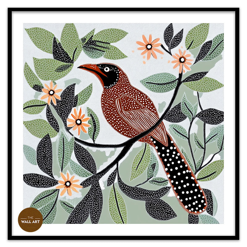 ARBORIGINAL ART OF CUCKOO BIRD III