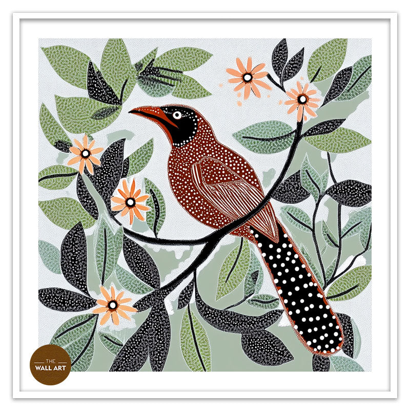 ARBORIGINAL ART OF CUCKOO BIRD III