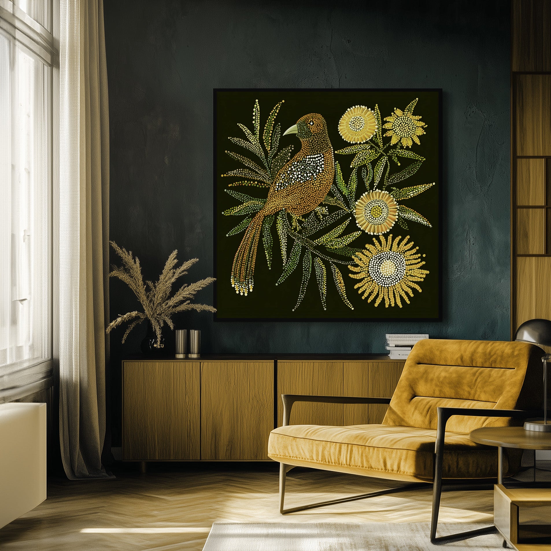 ARBORIGINAL ART OF CUCKOO BIRD II