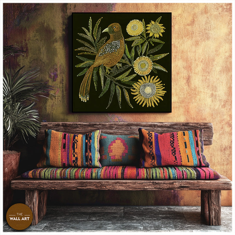 ARBORIGINAL ART OF CUCKOO BIRD II