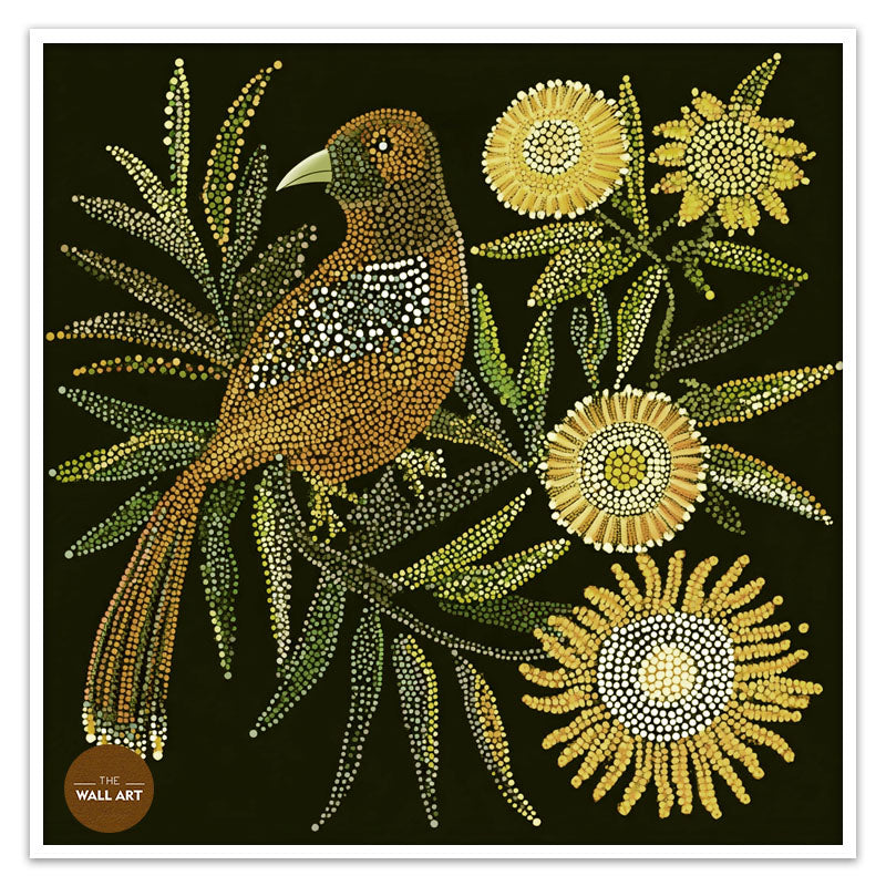 ARBORIGINAL ART OF CUCKOO BIRD II