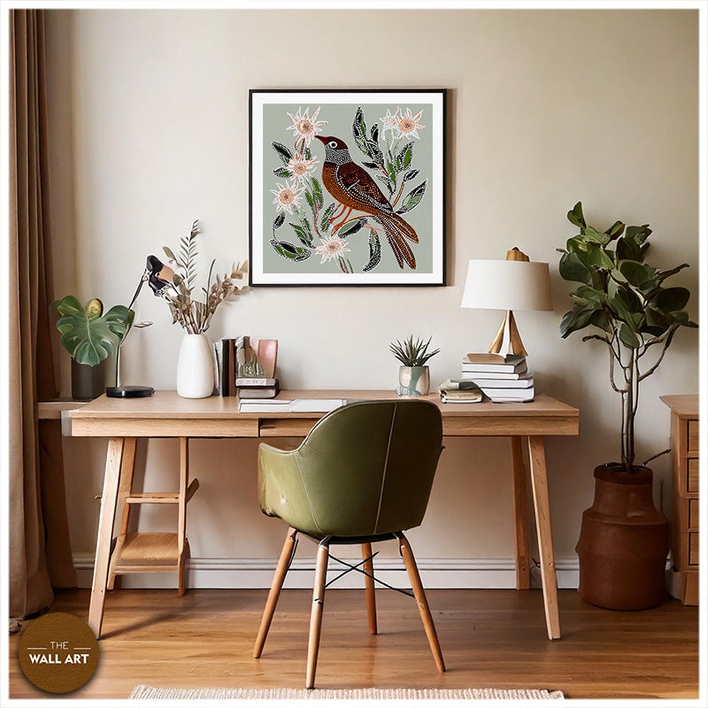 ARBORIGINAL ART OF CUCKOO BIRD IV