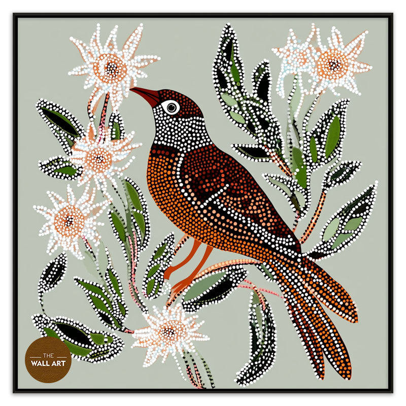 ARBORIGINAL ART OF CUCKOO BIRD IV