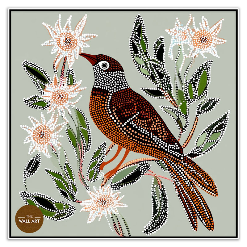 ARBORIGINAL ART OF CUCKOO BIRD IV