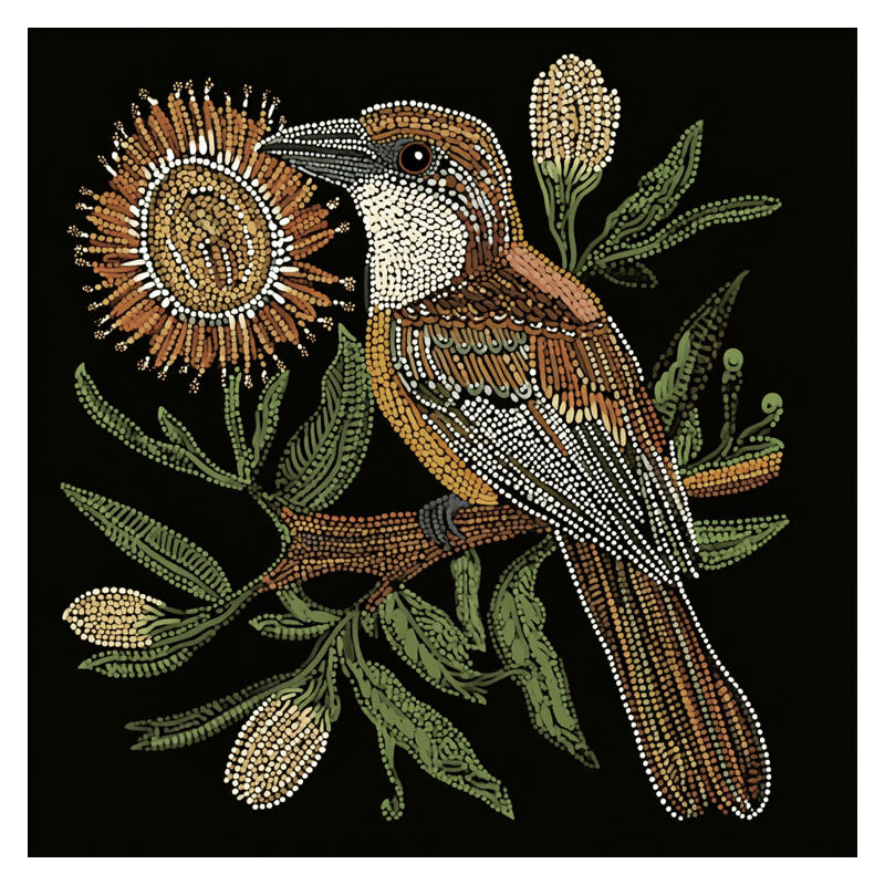 ARBORIGINAL ART OF CUCKOO BIRD I
