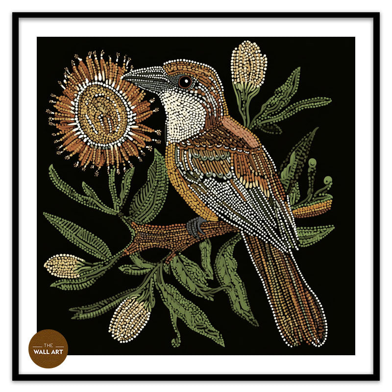 ARBORIGINAL ART OF CUCKOO BIRD I