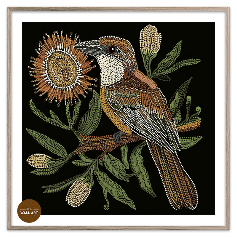 ARBORIGINAL ART OF CUCKOO BIRD I