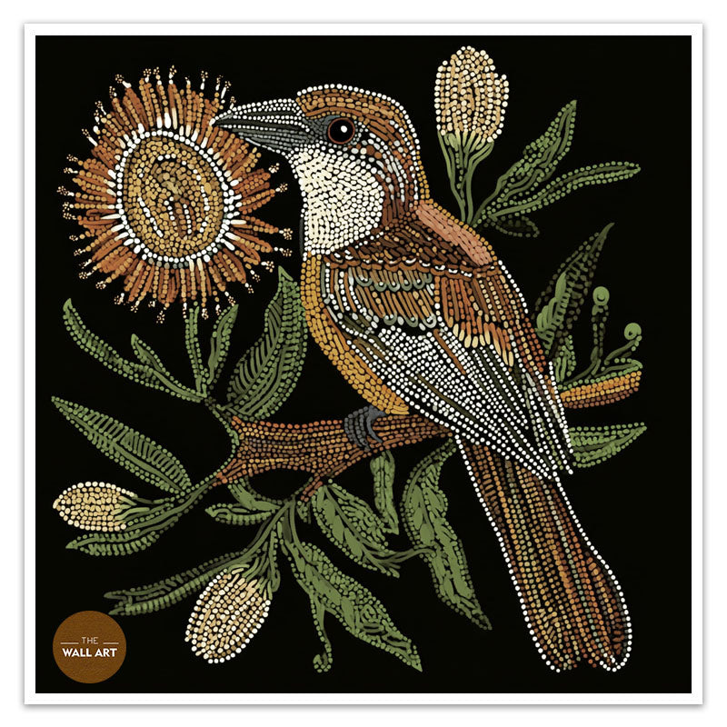 ARBORIGINAL ART OF CUCKOO BIRD I