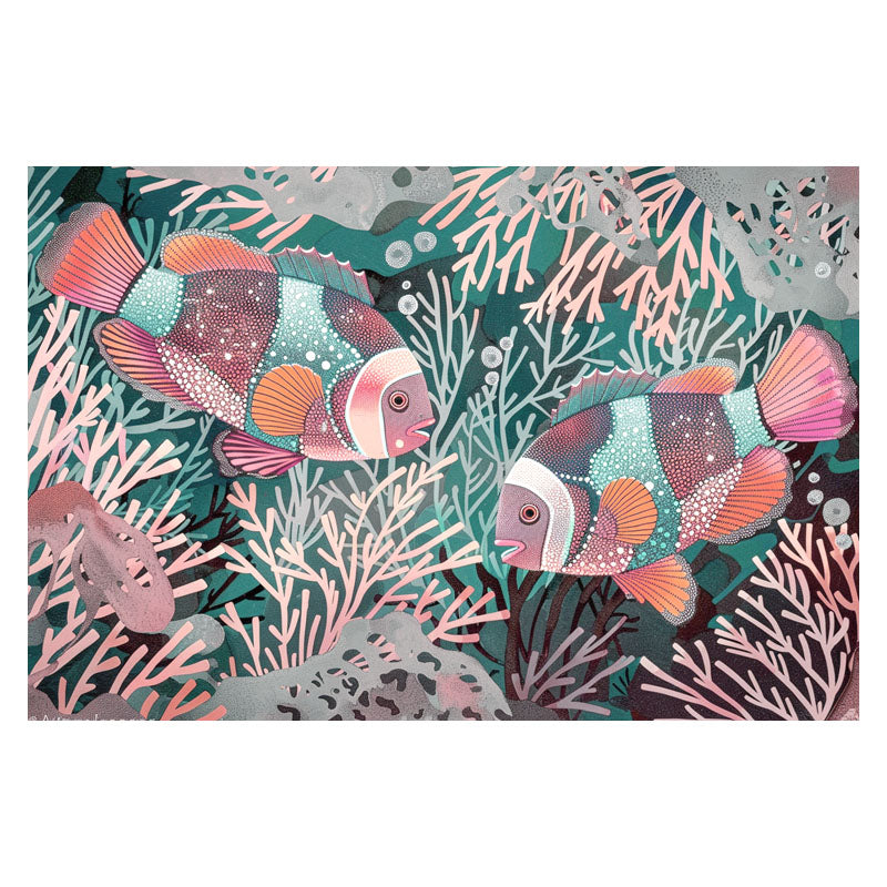 ARBORIGINAL ART OF FISH AND CORAL III