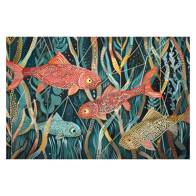ARBORIGINAL ART OF FISH AND CORAL I