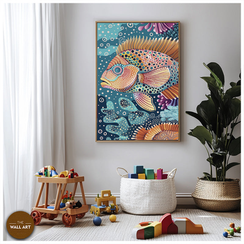 ARBORIGINAL ART OF FISH AND REED II