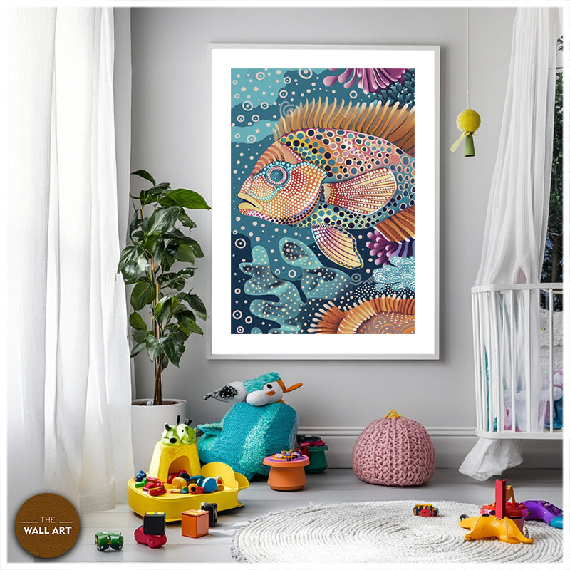 ARBORIGINAL ART OF FISH AND REED II