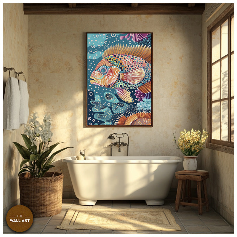 ARBORIGINAL ART OF FISH AND REED II