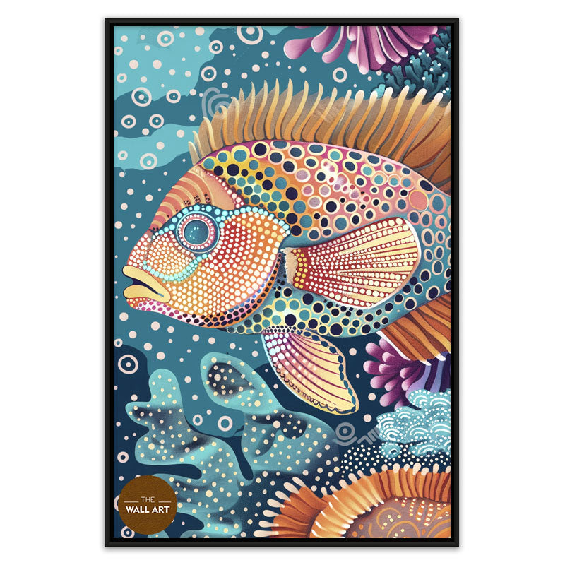 ARBORIGINAL ART OF FISH AND REED II
