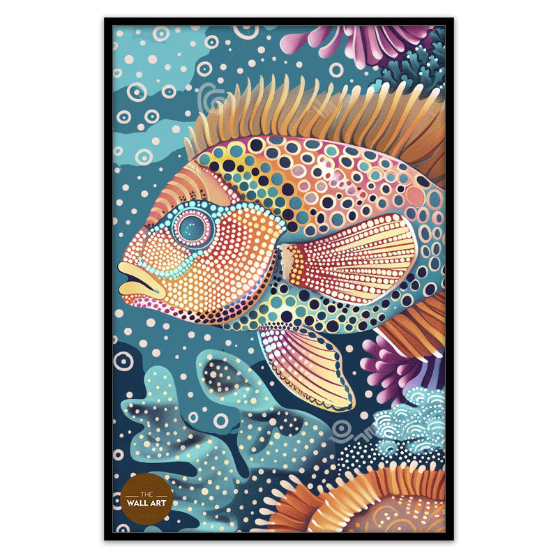ARBORIGINAL ART OF FISH AND REED II