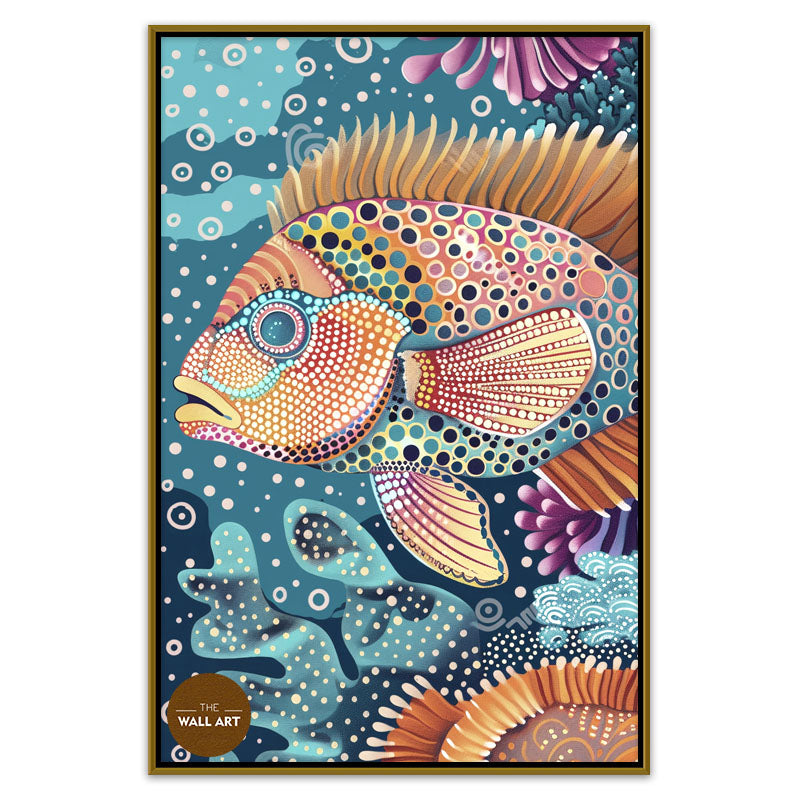 ARBORIGINAL ART OF FISH AND REED II