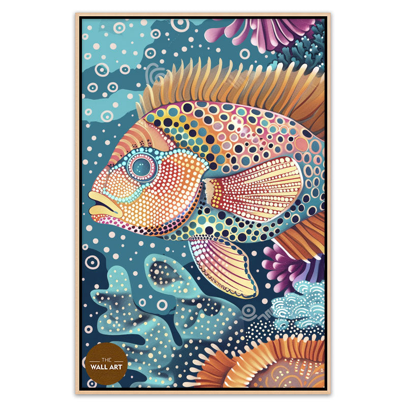 ARBORIGINAL ART OF FISH AND REED II