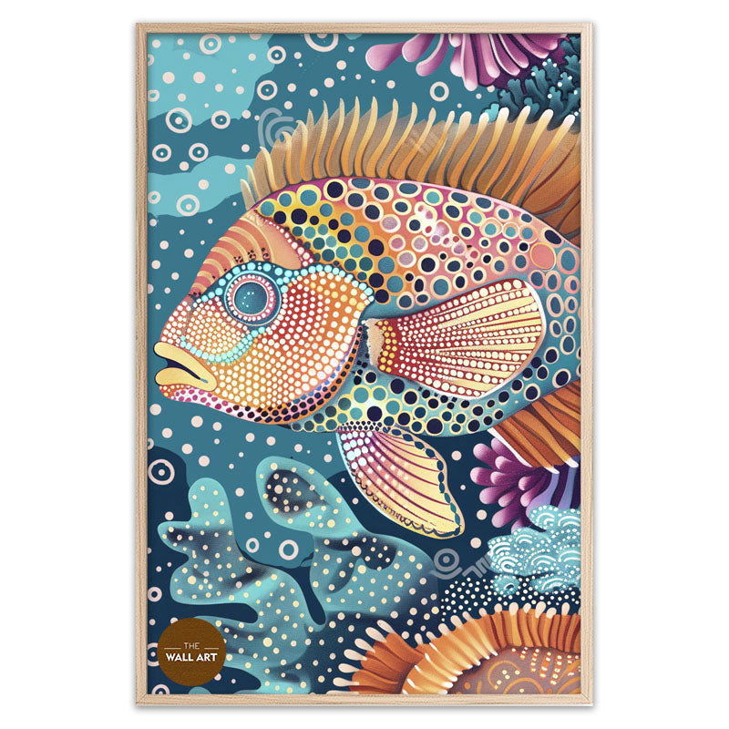 ARBORIGINAL ART OF FISH AND REED II