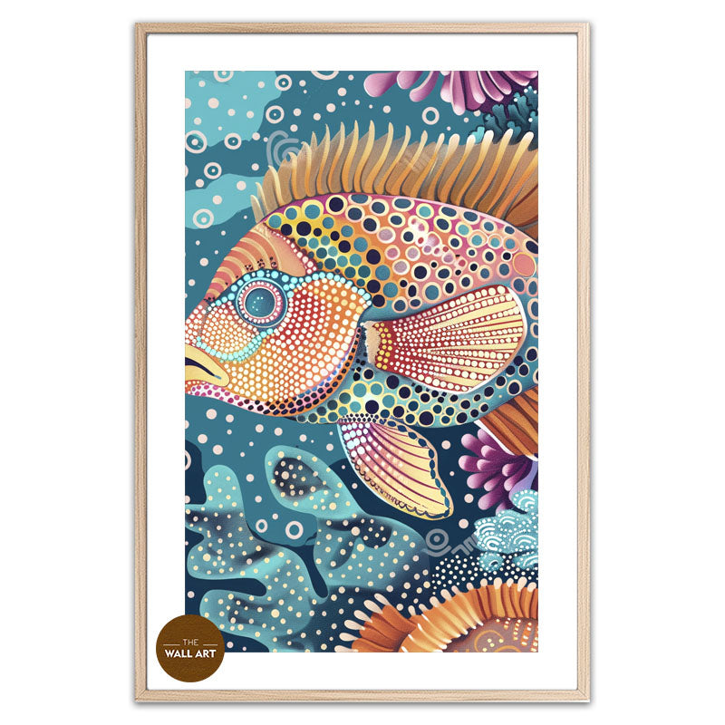 ARBORIGINAL ART OF FISH AND REED II
