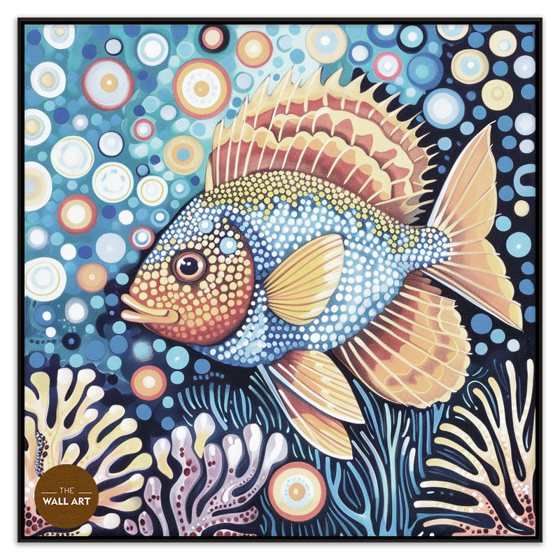 ARBORIGINAL ART OF FISH AND REED IV