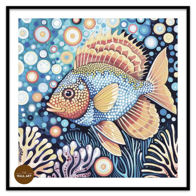 ARBORIGINAL ART OF FISH AND REED IV