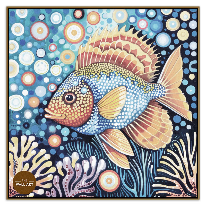 ARBORIGINAL ART OF FISH AND REED IV