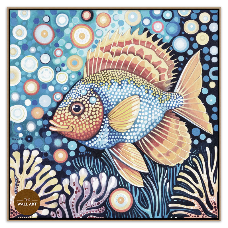 ARBORIGINAL ART OF FISH AND REED IV