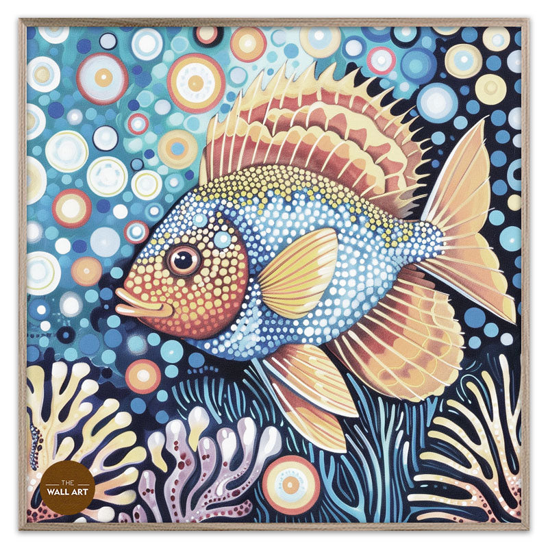 ARBORIGINAL ART OF FISH AND REED IV