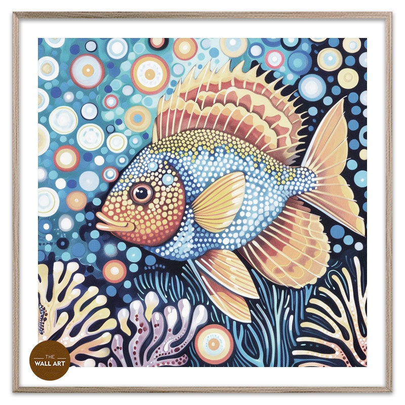 ARBORIGINAL ART OF FISH AND REED IV