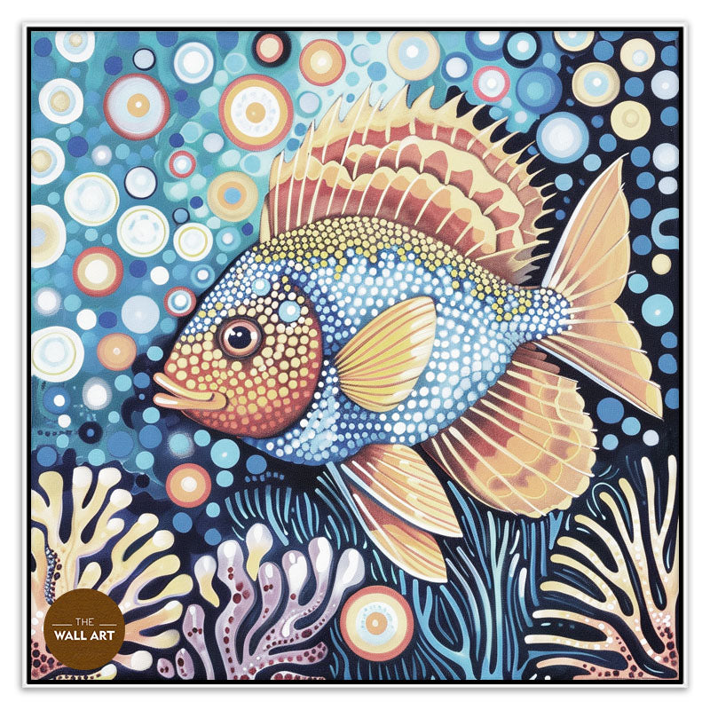 ARBORIGINAL ART OF FISH AND REED IV