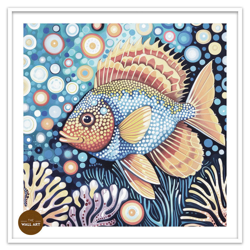 ARBORIGINAL ART OF FISH AND REED IV