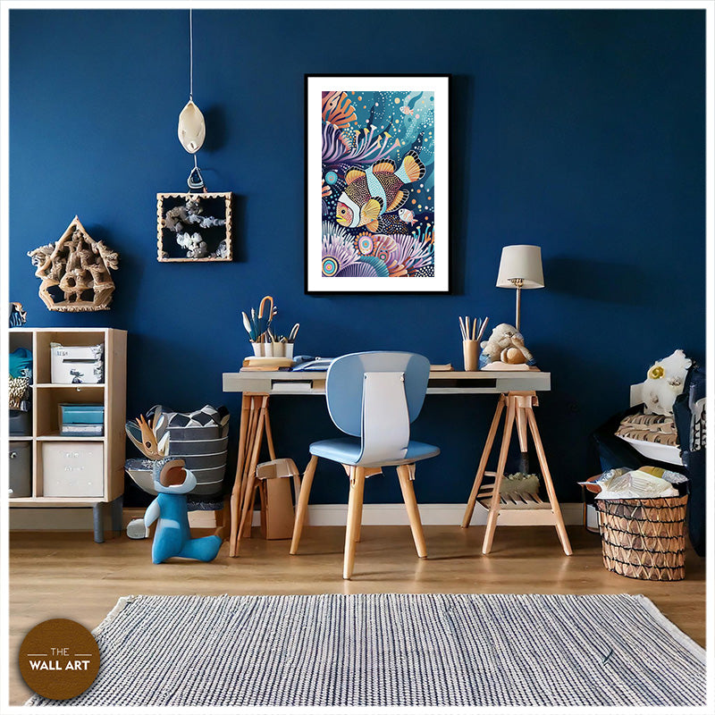 ARBORIGINAL ART OF FISH AND REED I